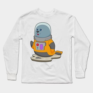 Seal Astronaut Space Long Sleeve T-Shirt